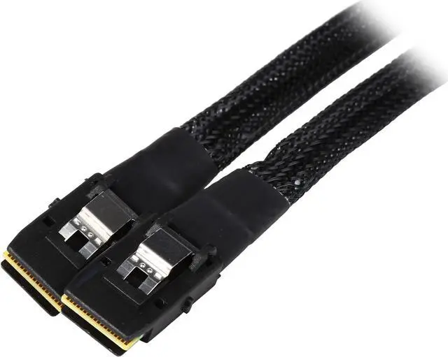 Main image of Coboc SFF8087-MM-1M 1 meter 30AWG Internal Mini SAS 36-Pin SFF-8087 Male to Mini SAS 36-Pin SFF-8087 Male Cable with Nylon Braiding