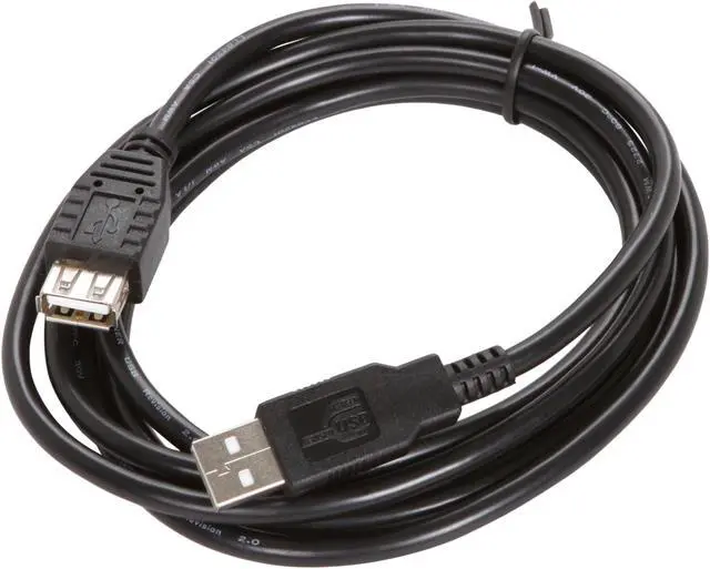 Alt view image 2 of 3 - Rosewill RCW-100 - 6-Foot USB 2.0 A Male to A Female Extension Cable, Black