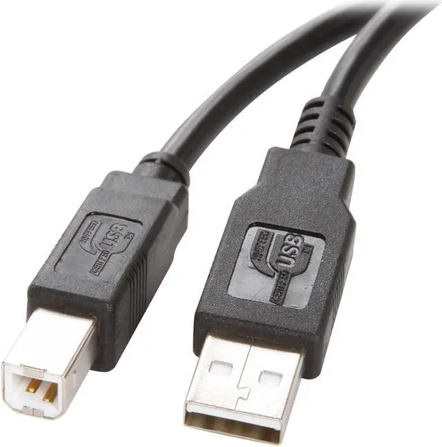 Main image of Rosewill RCW-102RT - 15-Foot USB 2.0 A Male to B Male Cable, Black