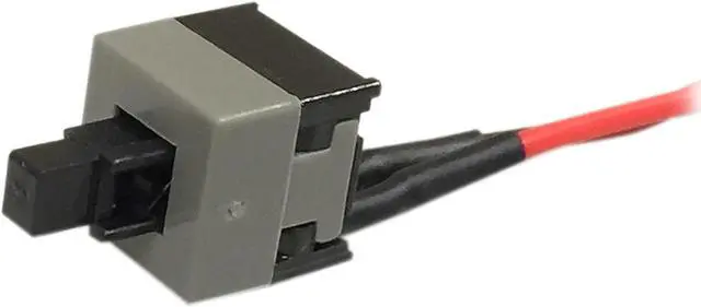 Alt view image 2 of 4 - Rosewill RCW-301 2 Pin Power Switch Cable, Momentary On / Off Push Button, ATX Computer Switch Wire, 17.5 Inch Length, 2-Pack