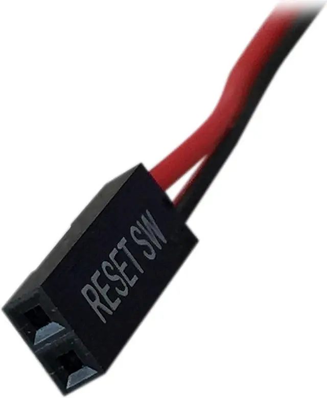 Alt view image 3 of 4 - Rosewill RCW-301 2 Pin Power Switch Cable, Momentary On / Off Push Button, ATX Computer Switch Wire, 17.5 Inch Length, 2-Pack