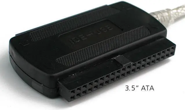 Alt view image 3 of 5 - Rosewill RCW-604 /USB2.0 to 2.5&3.5 IDE Cable With Power Adapter /Transparent