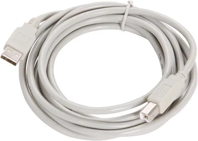 Alt view image 2 of 3 - Rosewill 10ft. USB2.0 A Male to B Male Cable, Beige, Model RCW-104