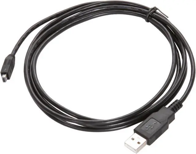 Alt view image 2 of 3 - Rosewill RCW-109 - 6-Foot USB 2.0 A Male to USB Mini 4-Pin Cable (Square Connector)