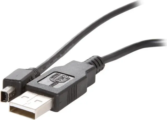 Main image of Rosewill RCW-110 - USB Cable / 6-Foot USB 2.0 A Male to USB Mini 4-Pin Cable (Round Connector)