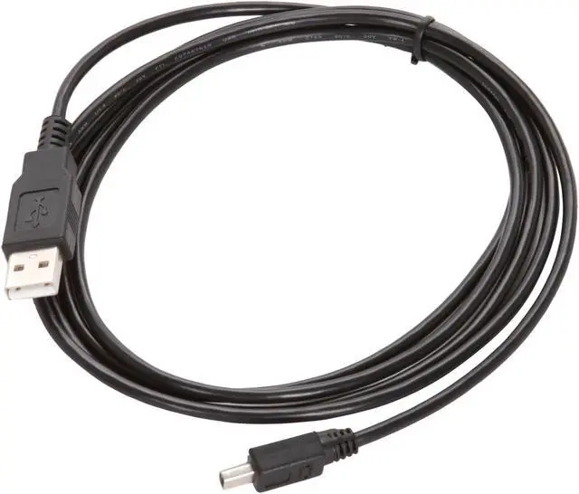 Alt view image 2 of 3 - Rosewill RCW-110 - USB Cable / 6-Foot USB 2.0 A Male to USB Mini 4-Pin Cable (Round Connector)