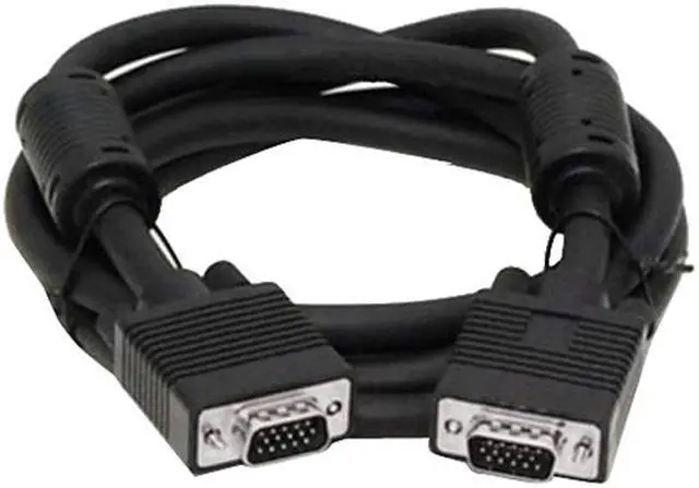 Alt view image 2 of 2 - Rosewill RCW-803 - 10-Foot VGA / SVGA Male to Male Coaxial Cable with Dual Ferrites Cores