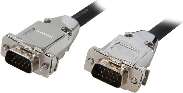 Main image of Rosewill RCW-805 - 15-Foot VGA / SVGA Male to Male Coaxial Cable with Dual-Ferrite Cores and Metal Hood
