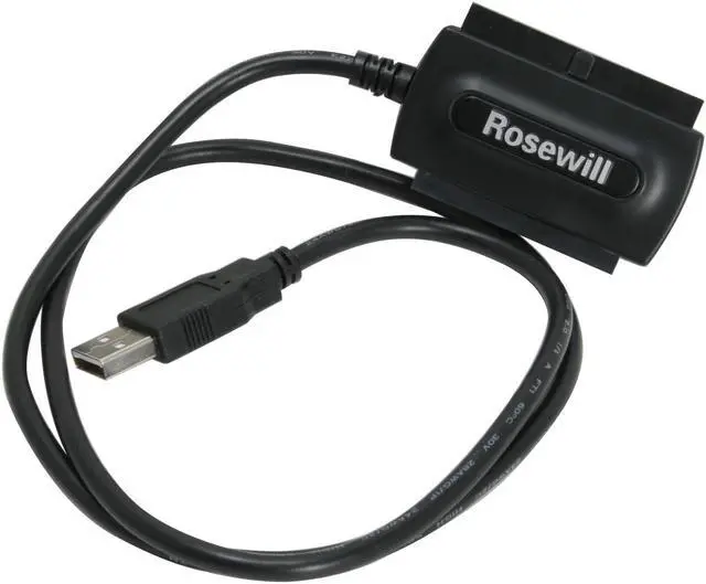 Main image of Rosewill RCW-607 USB 2.0 Adapter for 2.5 & 3.5" IDE Device (Include Protection case)