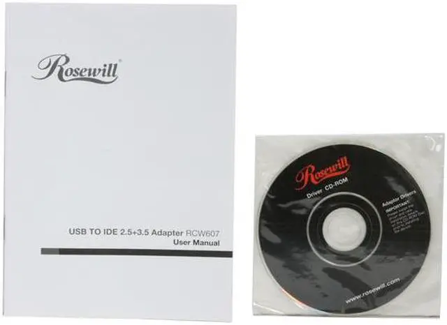 Alt view image 7 of 8 - Rosewill RCW-607 USB 2.0 Adapter for 2.5 & 3.5" IDE Device (Include Protection case)