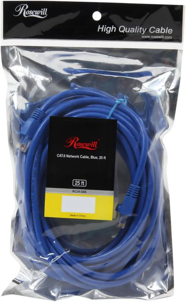 Alt view image 3 of 3 - Rosewill RCW-556 25ft. /Network Cable Cat 6 Blue