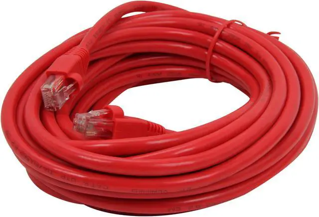 Alt view image 2 of 3 - Rosewill RCW-592 - 25-Foot Cat 6 Network Cable - Red