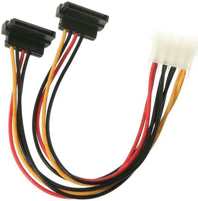 Alt view image 2 of 3 - Rosewill RC-8"-PW-4P-2SA 8 in. SATA Power Cable