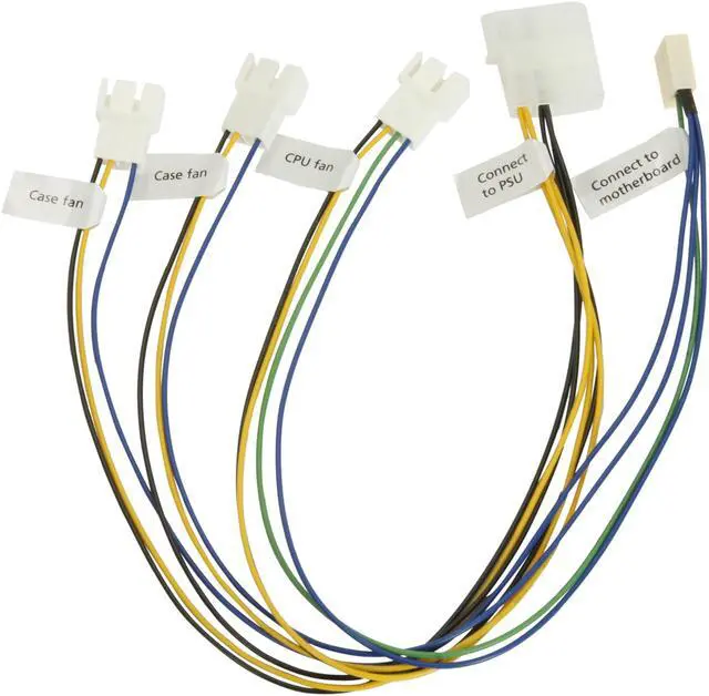 Alt view image 2 of 3 - Rosewill RCW-FPS-401 1 ft. PWM Splitter