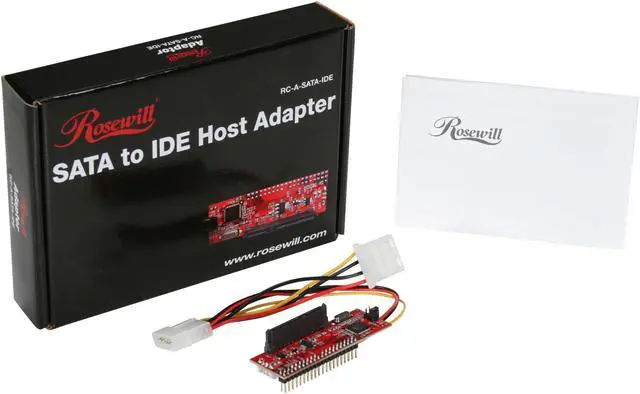Alt view image 4 of 4 - Rosewill RC-A-SATA-IDE SATA to IDE Adapter