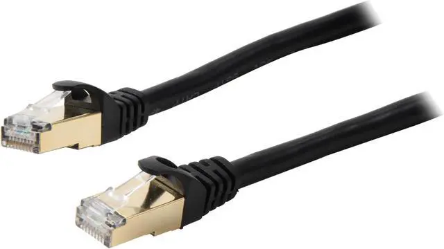 Main image of Rosewill RCW-7-CAT7-BK 7 ft. Cat 7 Black Shielded Twisted Pair (S/STP) Networking Cable