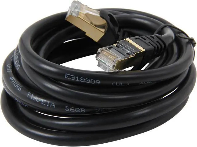 Alt view image 2 of 3 - Rosewill RCW-7-CAT7-BK 7 ft. Cat 7 Black Shielded Twisted Pair (S/STP) Networking Cable