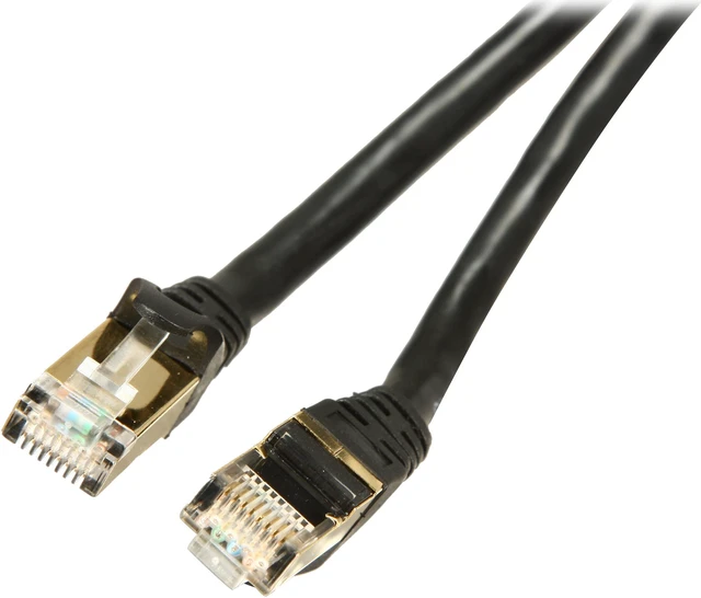 Main image of Rosewill RCW-15-CAT7-BK 15 ft. Cat 7 Black Shielded Twisted Pair (S/STP) Networking Cable