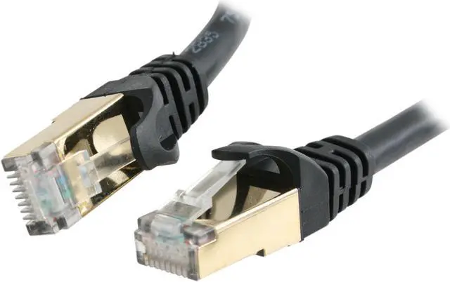 Main image of Rosewill 100-Foot Cat 7 Shielded Networking Cable - Black, Twisted Pair (S / STP) (RCW-100-CAT7-BK)