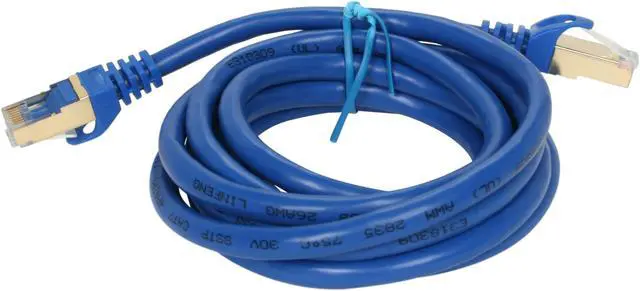 Alt view image 2 of 3 - Rosewill RCW-7-CAT7-BL 7 ft. Cat 7 Blue Shielded Twisted Pair (S/STP) Networking Cable