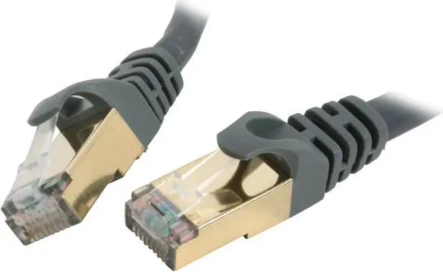 Main image of Rosewill RCW-1-CAT7-GE 1 ft. Cat 7 Grey Shielded Twisted Pair (S/STP) Networking Cable