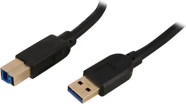 Main image of Rosewill RCAB-11028 - 3-Foot USB 3.0 A Male to B Male Cable - Black with Gold Plated Connectors