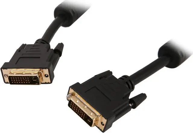 Main image of Rosewill Model RCAB-11054 - Black 10-Foot DVI-D (24+1) Male
to DVI-D (24+1) Male Digital Dual Link Cable, Gold Plated, with Ferrite Cores, 28 AWG