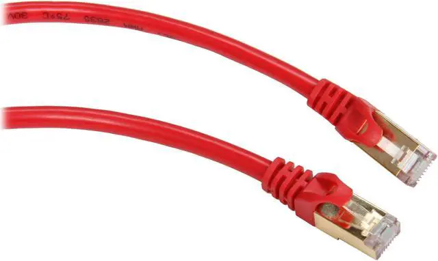 Main image of Rosewill RCNC-11047 50 ft. Cat 7 Red Shielded Twisted Pair (S/STP) Networking Cable