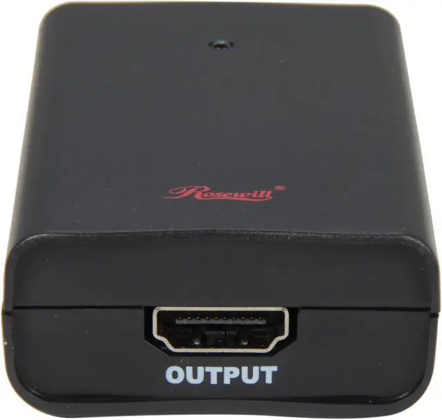 Alt view image 3 of 6 - Rosewill RCAD-11002 USB to HDMI Adapter