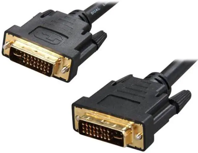 Alt view image 3 of 3 - Rosewill RCDV-11002 - Black, 6-Foot DVI-I Male to DVI-I Male Cable with Dual Ferrites Cores