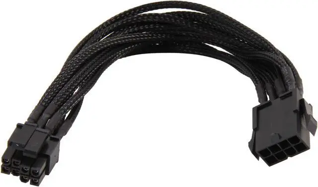 Alt view image 2 of 3 - Rosewill RCDV-12003 9.84 in. (25cm) Single Sleeved 8 Pin Motherboard Power Extension Cable Female to Male