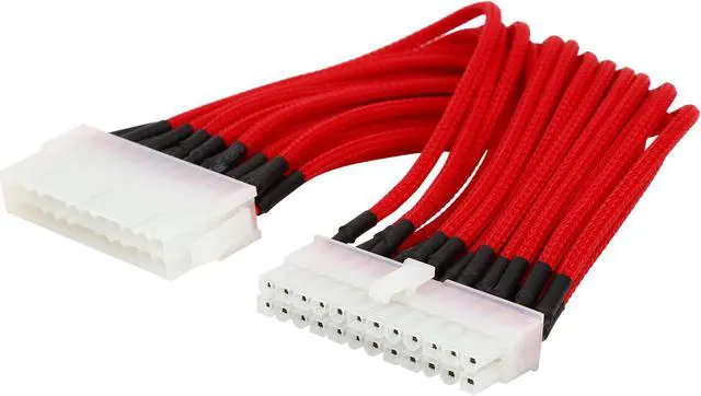 Main image of Rosewill RCDV-12006 - 9.84" Single Sleeve 24-Pin Motherboard Extension Cable - Male to Female