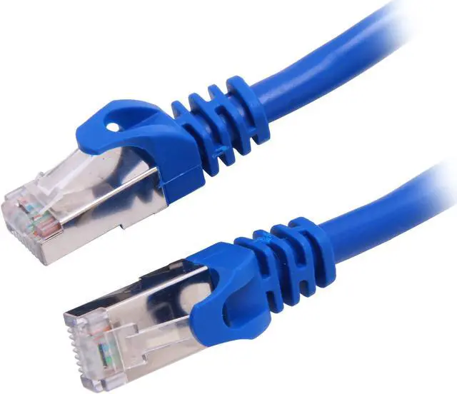 Main image of Rosewill RCNC-12010 - 3-Foot Blue Cat 6A Screened, Shielded Enhanced 550MHz Network Ethernet Cable - Twisted Pair (SSTP)