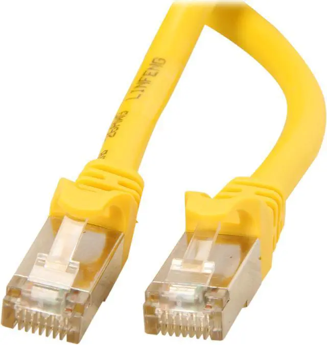 Main image of Rosewill RCNC-12035 - 7-Foot Cat 6A Yellow Screened Shielded Twisted Pair (S / STP) Enhanced 550MHz Network Cable
