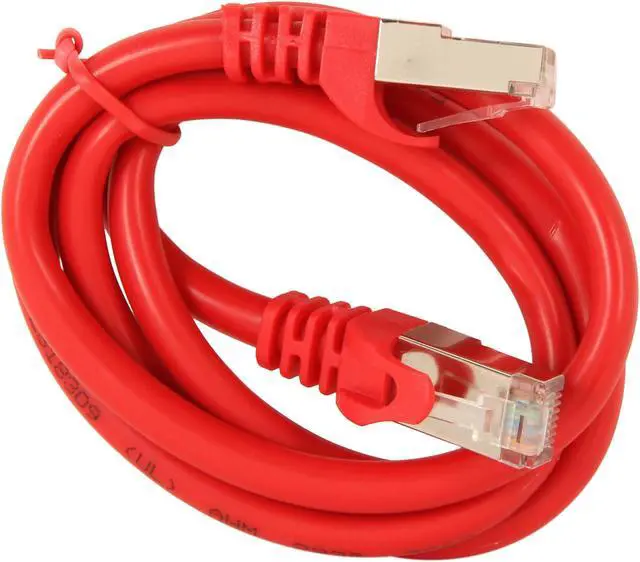 Alt view image 2 of 3 - Rosewill RCNC-12050 - 3-Foot Red Cat 6A Screened, Shielded Twisted Pair (S / STP) Enhanced 550MHz Networking Cable