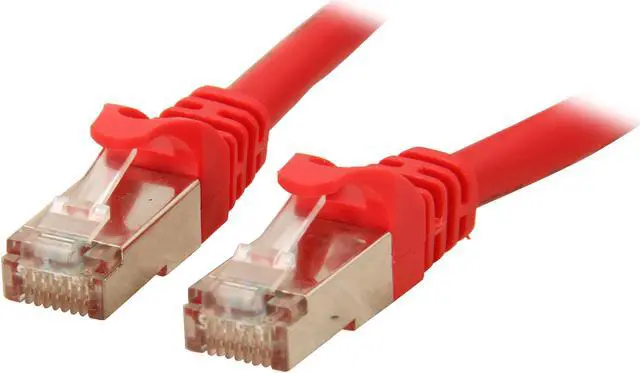 Main image of Rosewill RCNC-12051 - 7-Foot Red Cat 6A Screened Shielded Twisted Pair (S / STP) Enhanced 550MHz Networking Cable