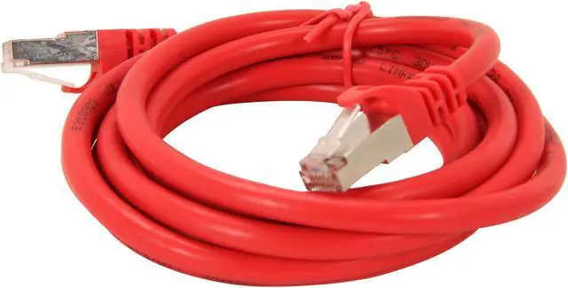 Alt view image 2 of 3 - Rosewill RCNC-12051 - 7-Foot Red Cat 6A Screened Shielded Twisted Pair (S / STP) Enhanced 550MHz Networking Cable