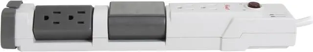 Alt view image 3 of 6 - Rosewill RHSP-13009 6 Feet 6 Outlets 1400 Joules Surge Protector