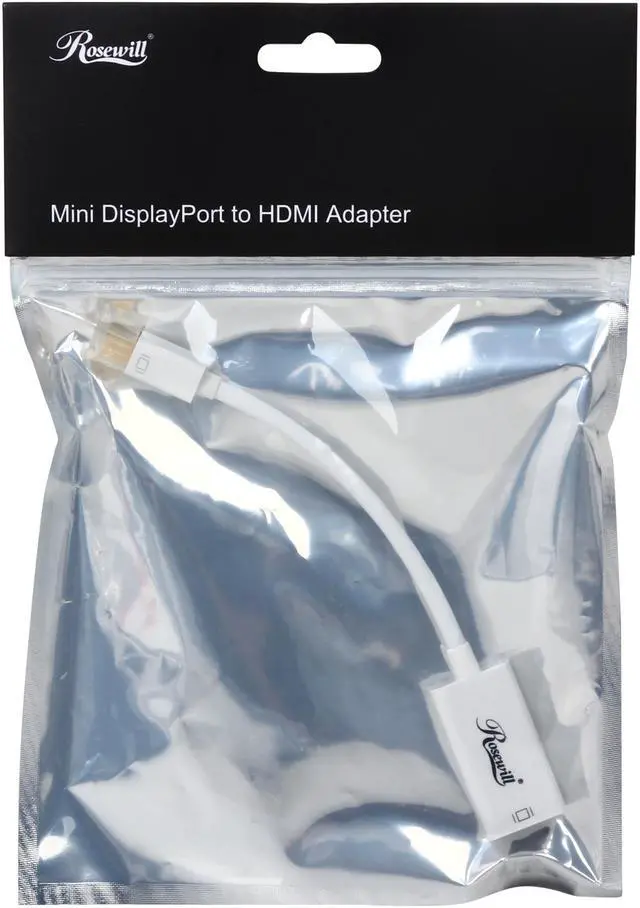 Alt view image 3 of 3 - Rosewill RCDC-14036 Mini DisplayPort Male to HDMI Female Adapter