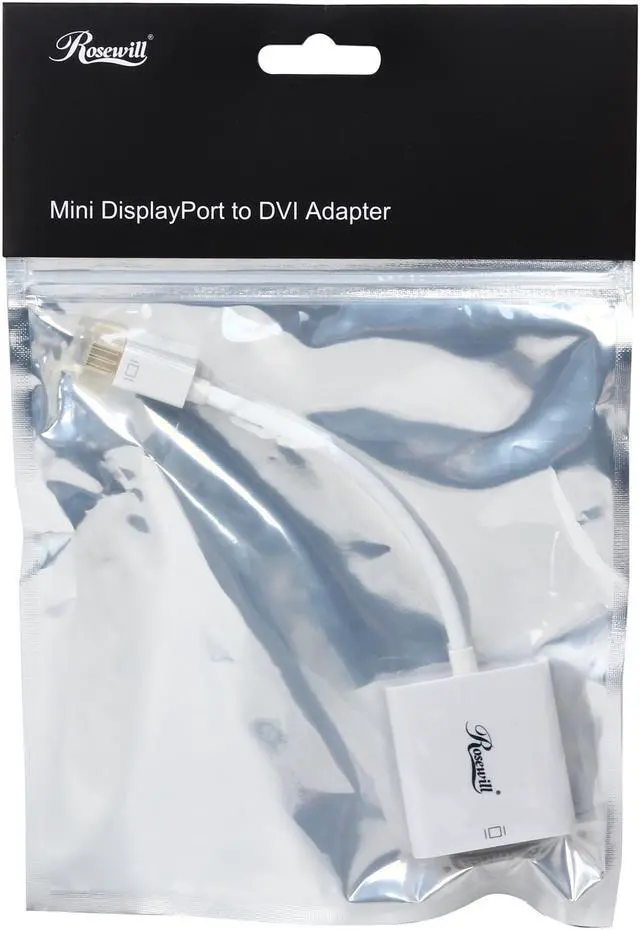 Alt view image 3 of 3 - Rosewill RCDC-14037 Mini Display Port Male to DVI Female Adapter