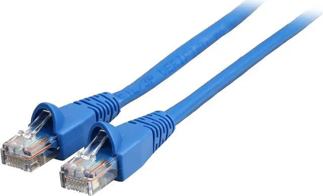 Main image of Rosewill RCAT5E-25BL 25 ft. Cat 5E Blue 24AWG, Bare Stranded Copper 350MHZ UTP Ethernet Patch Cord