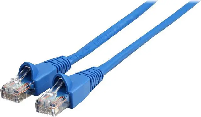 Main image of Rosewill RCAT5E-100BL 100 ft. Cat 5E Blue 24AWG, Bare Stranded Copper 350MHZ UTP Ethernet Patch Cord