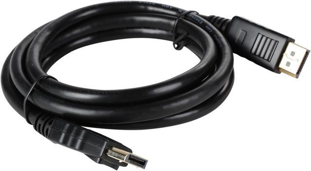 Alt view image 2 of 3 - Rosewill RCDC-17002 6 ft. DisplayPort 1.2 Cable, Black, Gold Plated, 4K x 2K Ready, Eyefinity Support