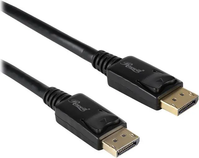 Main image of Rosewill RCDC-17003 10 ft. DisplayPort 1.2 Cable, Black, Gold Plated, 4K x 2K Ready, Eyefinity Support