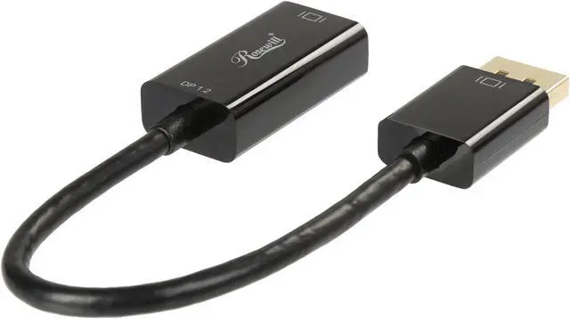 Alt view image 2 of 3 - Rosewill RCDC-17006 DisplayPort 1.2 to HDMI Active Converter Adapter, Black, Gold Plated, 4K x 2K Ready, Eyefinity Support