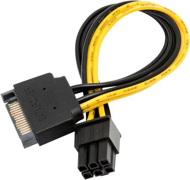 Alt view image 4 of 6 - Rosewill RCRC-17001 Mining Card, Riser Card, PCIe (PCI Express) 16x to 1x Riser Adapter, USB 3.0 Extension Cable 60cm, 6 pin PCI-E to SATA Power Cable, GPU Riser Adapter, Ethereum Mining Riser Card