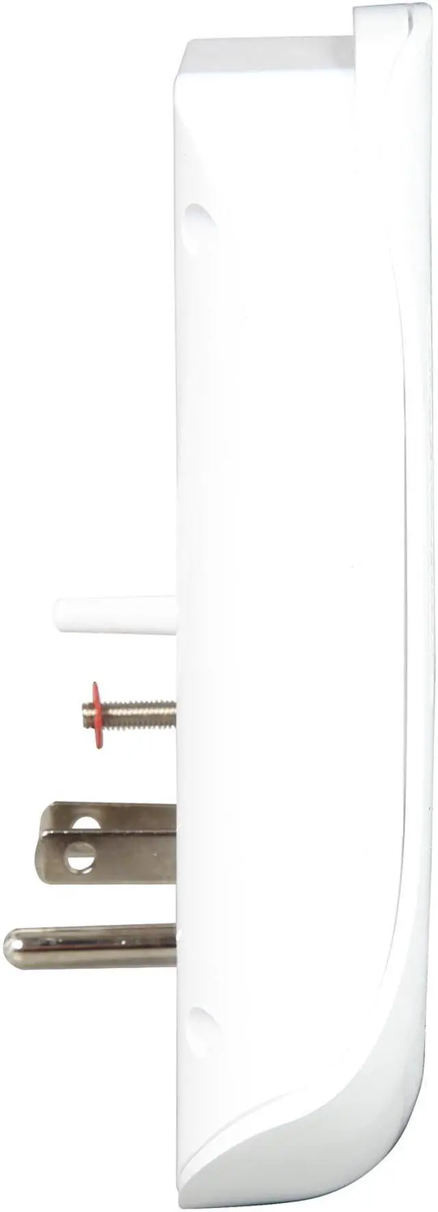 Alt view image 4 of 6 - Rosewill 6-Outlet Wall Surge Protector with 2 USB Charging Ports (2.4A)