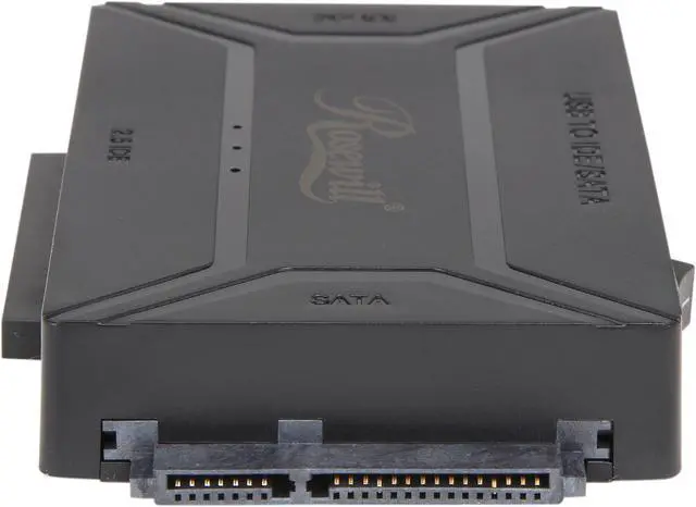 Alt view image 3 of 7 - Rosewill RCUC-18001 USB 3.0 TO SSD / SATA / IDE 2.5 / 3.5 / 5.25-INCH Hard Drive Converter With UL Power Supply & LED Activity Lights (10TB Support)
