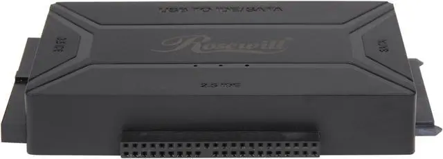 Alt view image 4 of 7 - Rosewill RCUC-18001 USB 3.0 TO SSD / SATA / IDE 2.5 / 3.5 / 5.25-INCH Hard Drive Converter With UL Power Supply & LED Activity Lights (10TB Support)