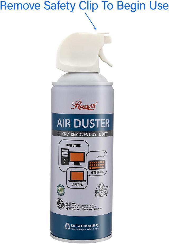 Alt view image 4 of 4 - Rosewill Compressed Air Duster, 10 oz Gas Duster Cleaning Spray for Electronics (1-Pack) RCGD-18001